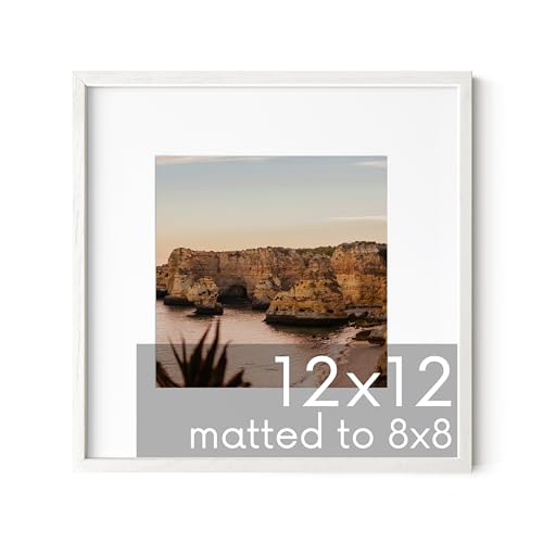 White Oak Wood 12x12 Picture Frame