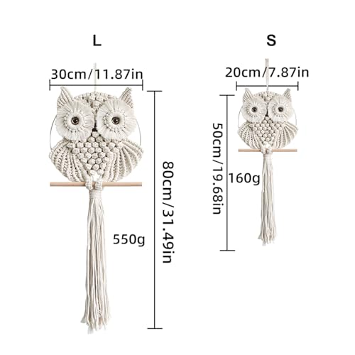 Owl Macrame Wall Hanging