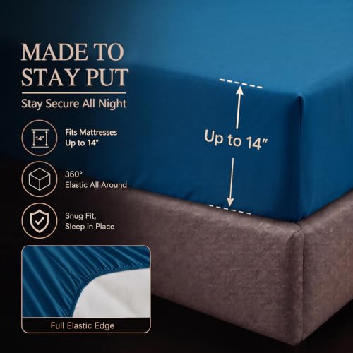 Queen Comforter Set Teal (7 Piece Set)