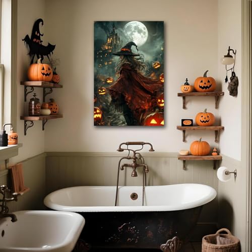 Dark and Moody Gothic Witch Poster Wall Art