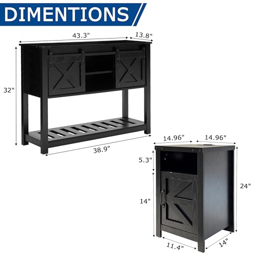 3 Piece Living Room Tables Set of 3 (3 Count)