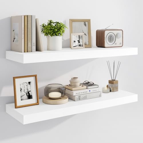 36" Floating Shelves for Wall (2 Count)