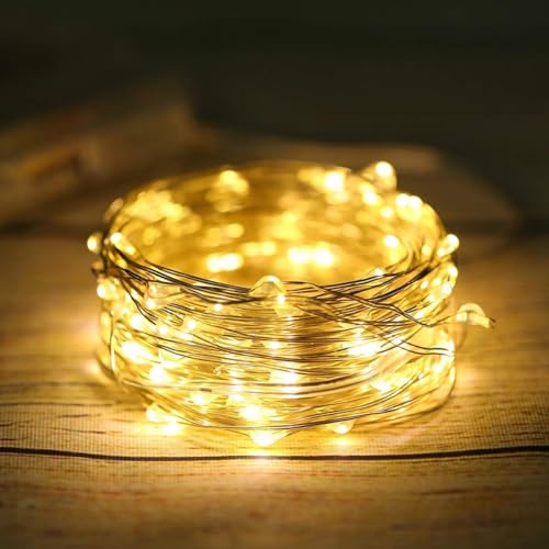 Fairy Lights 4 Pack String Lights Battery Operated 10ft 30 LED Twinkle Lights for Wedding (4 Count)