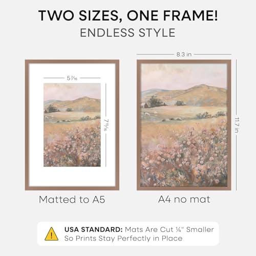 A4 Mocha Picture Frame