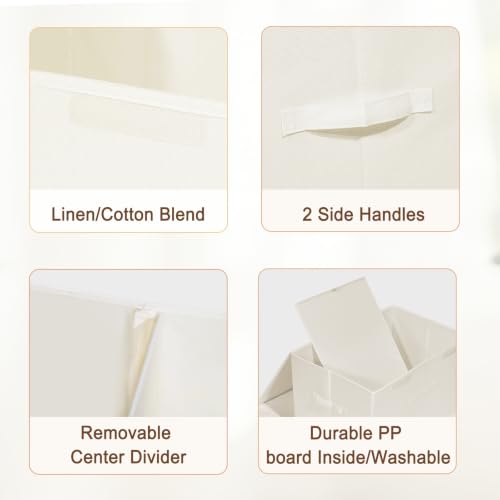 2 Pack Storage Boxes with Lids and Handles (2 Count)