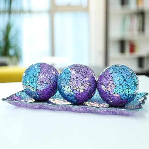 Decorative Glass Bowl Balls (4 Count)