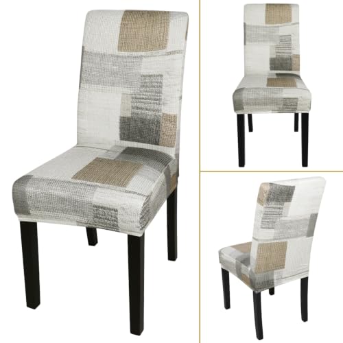 Pattern Chair Covers for Dining Room Set of 4