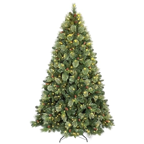 6ft Pre Lit Carolina Pine Christmas Tree
