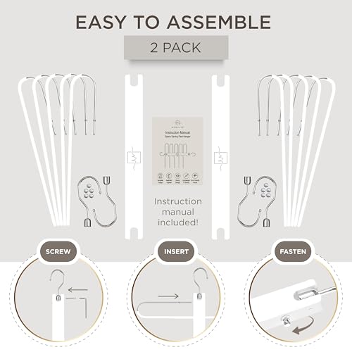 Pants Hangers Space Saving (2 Count)