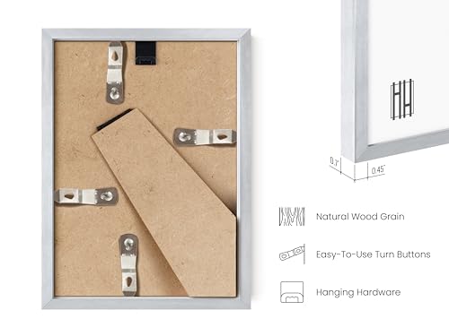 4x6 Silver Metal Picture Frames (6 Count)