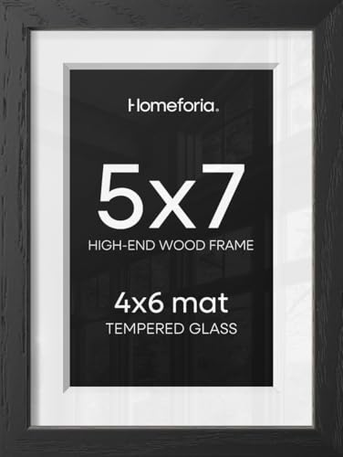 5x7 Black Oak Picture Frame