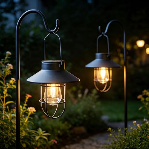 Solar Lantern 2pack Outdoor Hanging Light (2 Count)