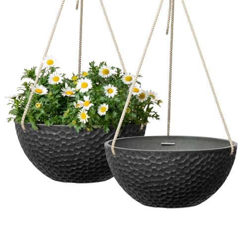 Hanging Planters for Outdoor Plants (2 Count)