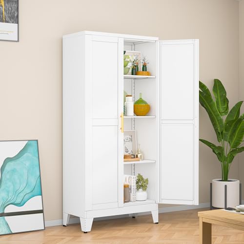 White Kitchen Pantry Cabinets