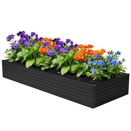 12x4x1.5ft Galvanized Raised Garden Bed