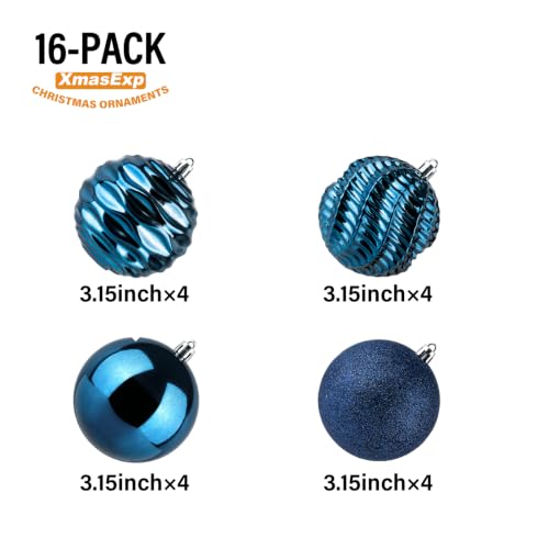 16ct Christmas Balls Ornaments (20 Count)