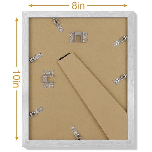 8x10 Picture Frames Set of 9 for Wall or Tabletop Display (9 Count)