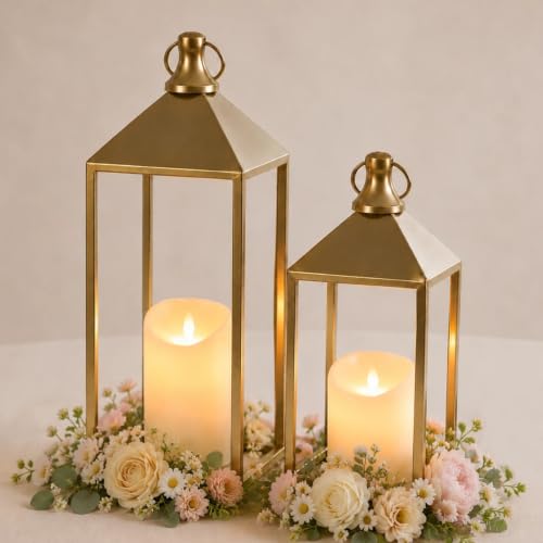Decorative Candle Lanterns Indoor (2 Count)