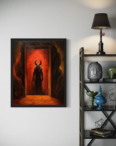Satan and Hell Poster Art Print