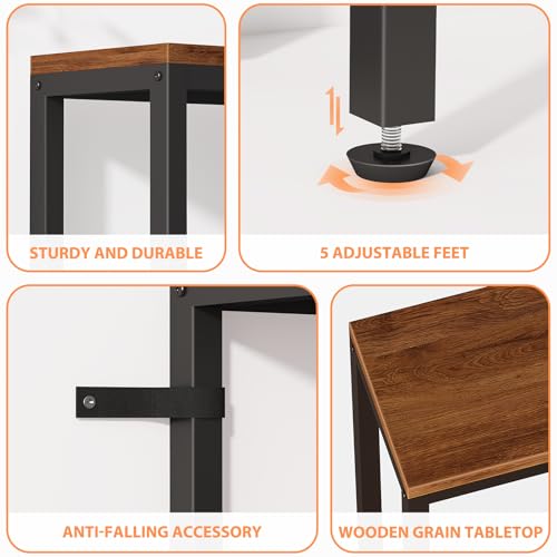 80.7'' Behind Couch Table with 2 Outlets