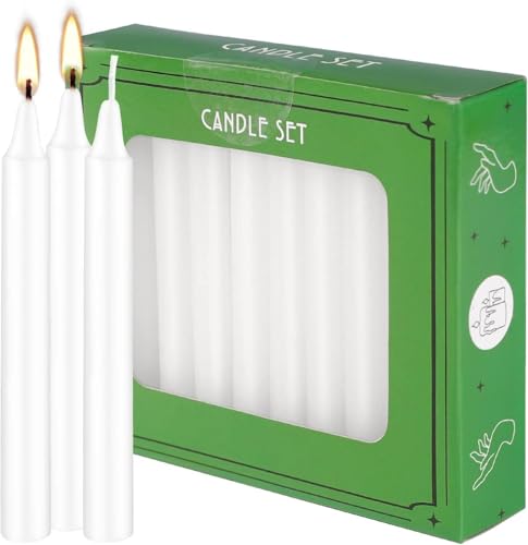 White Candles Set of 40 (12 Count)