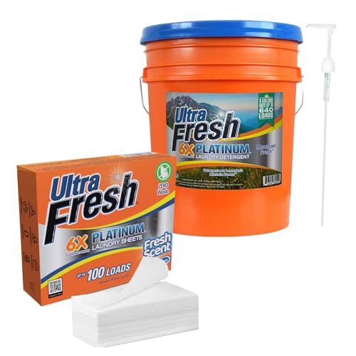6X Platinum 5 Gal Laundry Detergent (640 Fl Oz)