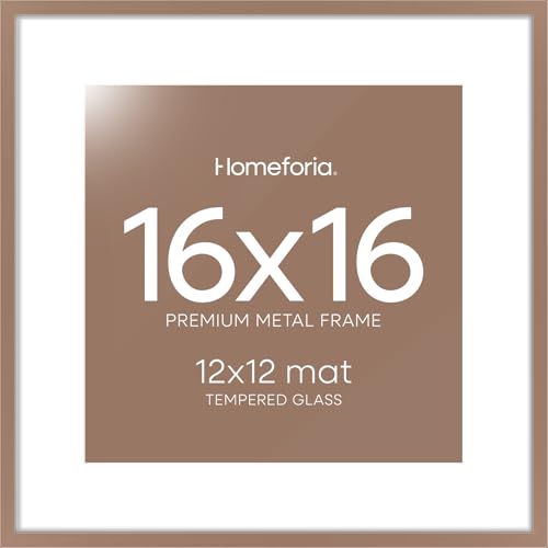 16x16 Mocha Picture Frame