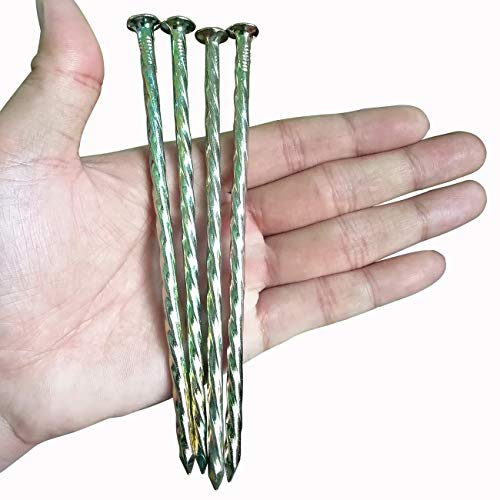 70 Pack 6"Artificial Turf Nails Garden Stakes Galvanized Landscaping Spikes (70 Count)
