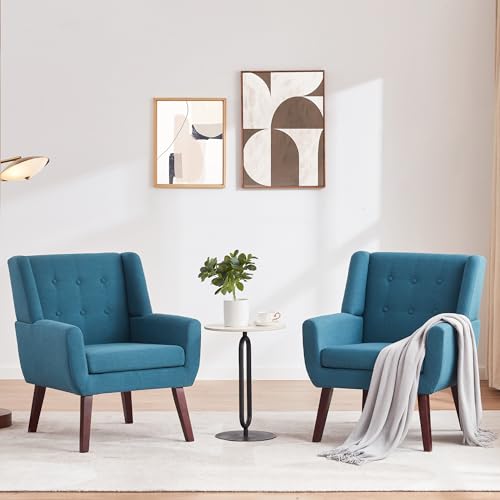Living Room Chairs Set of 2