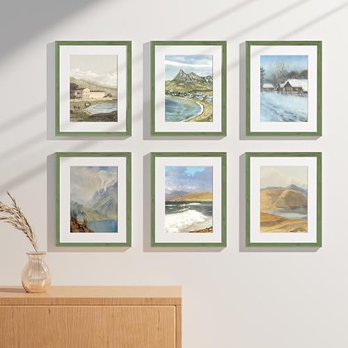 11x14 Picture Frames Set of 9 for Wall Mounting (9 Count)