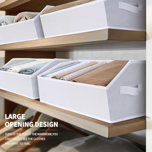 Fabric Bins for Organization (6 Count)