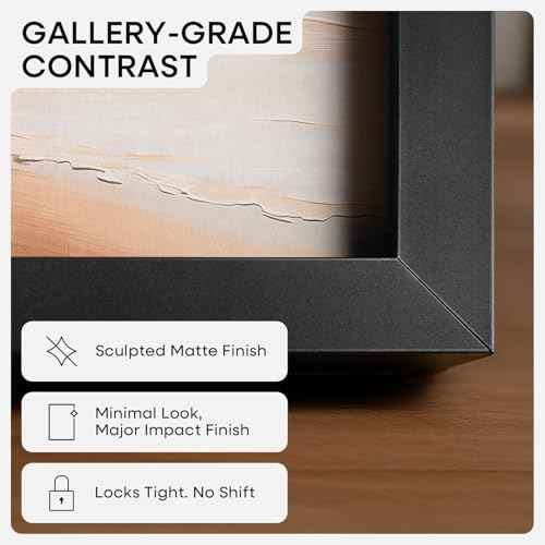 20x20 Black Picture Frame