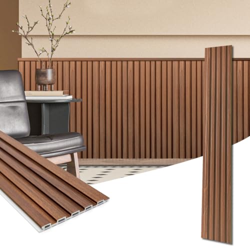 48 x 6 Inch WPC Wood Slat Wall Panels