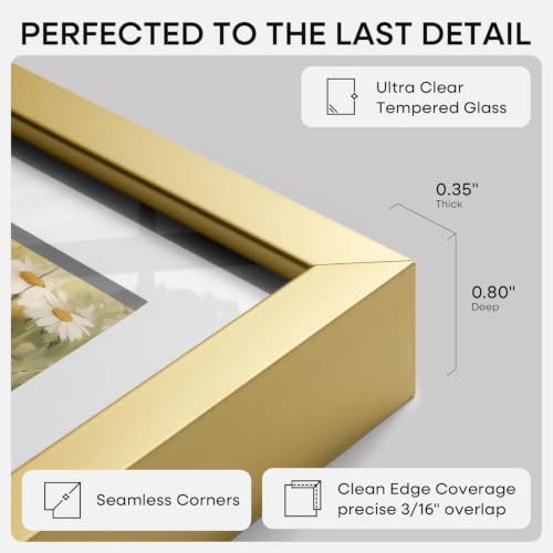 11x22 Gold Newspaper Picture Frame