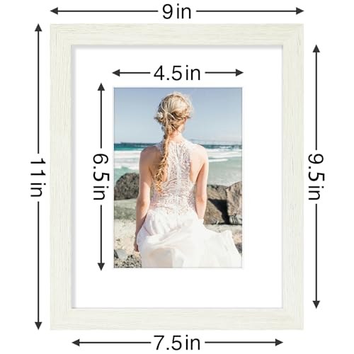 8x10 Picture Frames Set of 9 for Wall Mount & Tabletop (9 Count)