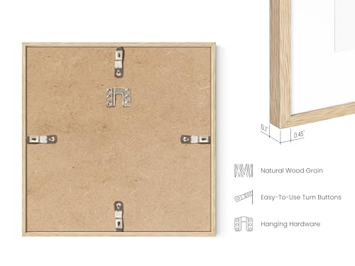 Beige Oak Wood 10x10 Picture Frames (25 Count)