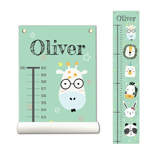 Personalized Canvas Growth Chart for Kids