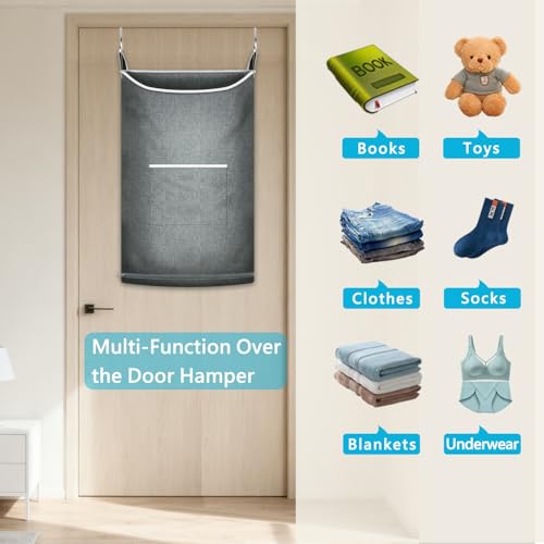 2Pcs XL Hanging Laundry Hamper (21.1644 Ounce)
