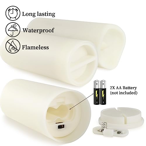 36 Pack Flickering Flameless Candles with Remote Control (36 Count)