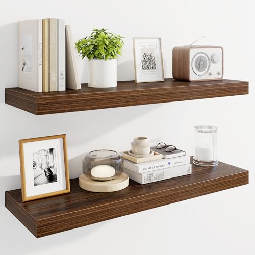 30" Floating Shelves for Wall (2 Count)