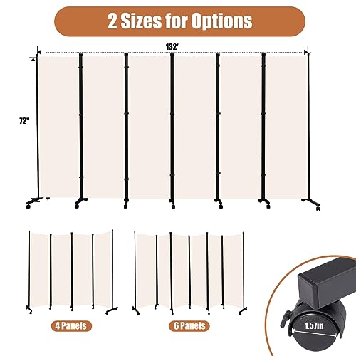Room Divider Folding Privacy Screens W