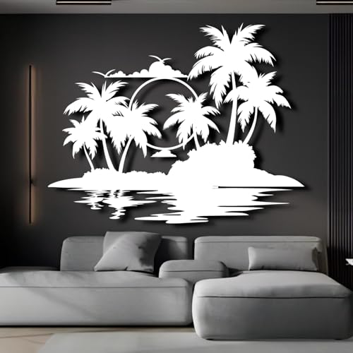 Palm Tree Metal Wall Decor