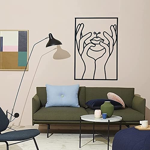 Large 4 Pack Black Wall Art
