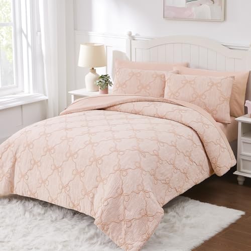 Twin Comforter Set with Sheets for Girls