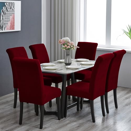 Stretch Chair Covers for Dining Room Set of 8