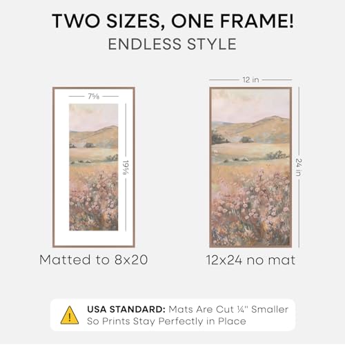 12x24 Mocha Picture Frame