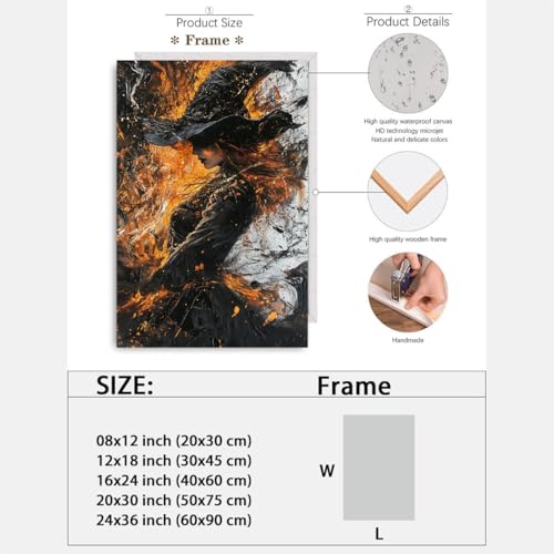 Witch Canvas Poster Print