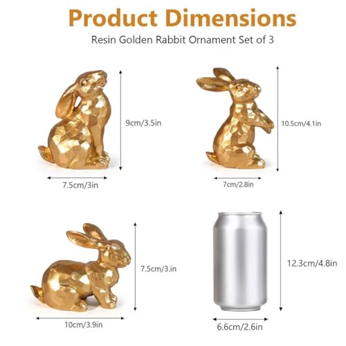 Easter Bunny Decorations (3 Count)