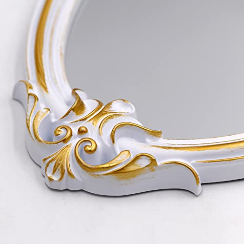 16.5 x 11 inch Vintage Mirror Antique Mirror Shield Shape