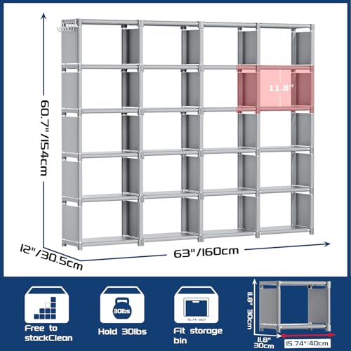 Book Shelf 20 Cube Storage Organizer Shelf